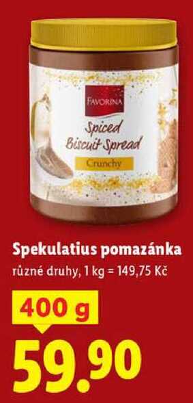 Spekulatius pomazánka, 400 g