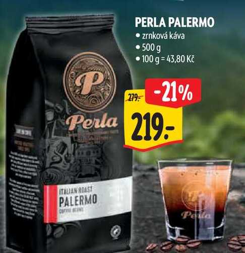   PERLA PALERMO zrnková káva 500 g  