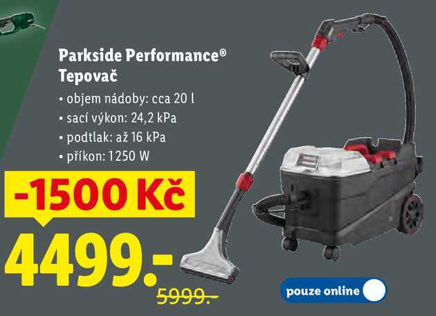 Parkside Performance Tepovač