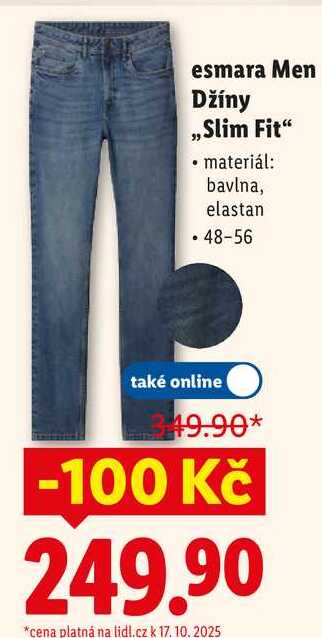 esmara Men Džíny „Slim Fit"