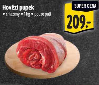 Hovězí pupek, 1 kg