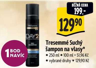 Tresemmé Suchý šampon na vlasy, 250 ml