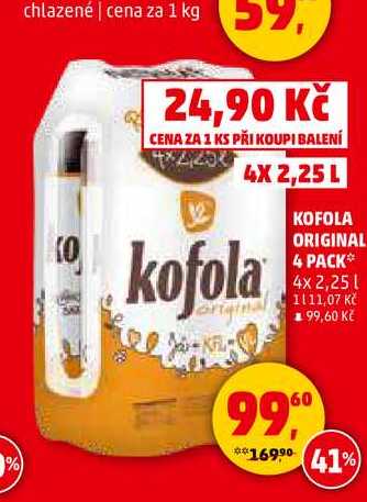 KOFOLA ORIGINAL 4 PACK, 4x2,25 l