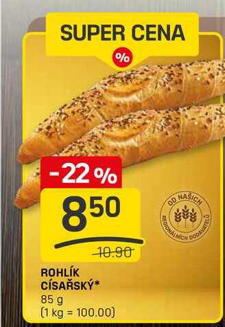 ROHLÍK CÍSAŘSKÝ 85 g