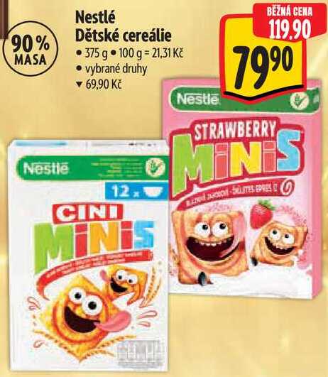 Nestlé Dětské cereálie, 375 g