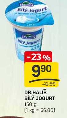 DR.HALÍŘ BÍLÝ JOGURT 150 g