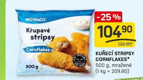 KUŘECÍ STRIPSY CORNFLAKES 500 g