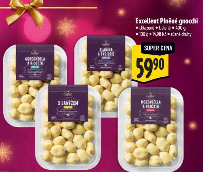 Excellent Plněné gnocchi 400 g