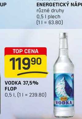 VODKA 37,5% FLOP 0,5l 