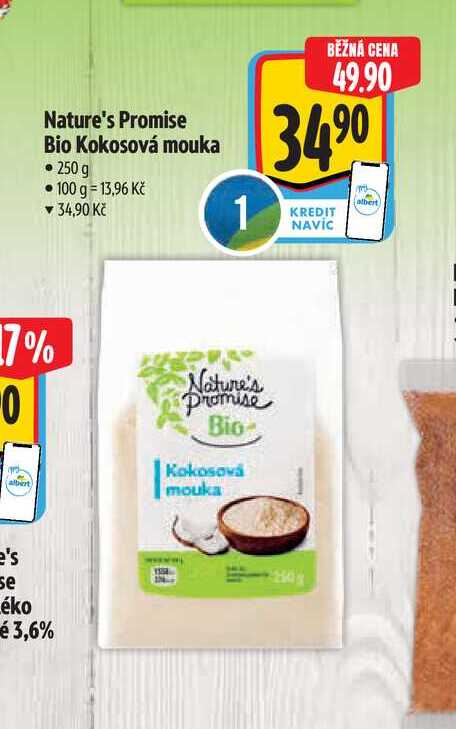 Nature's Promise Bio Kokosová mouka 250 g