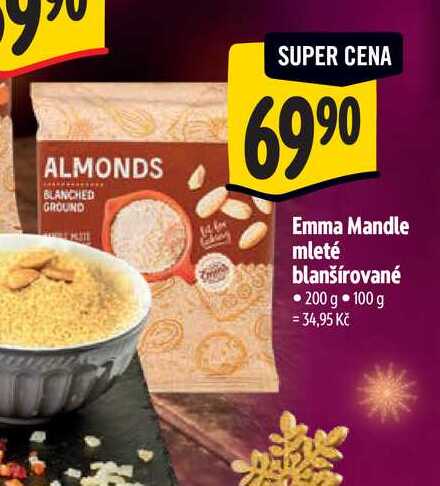Emma Mandle mleté blanšírované 200 g