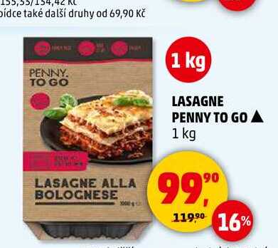 LASAGNE PENNY TO GO, 1 kg