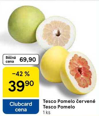 Tesco Pomelo červené, 1 ks
