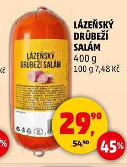 LÁZEŇSKÝ DRŮBEŽÍ SALÁM, 400 g