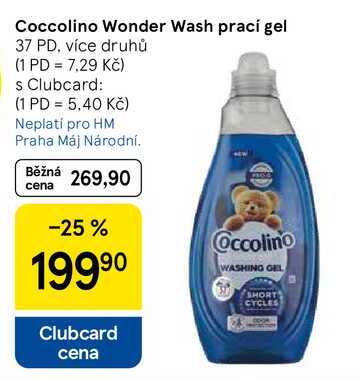Coccolino Wonder Wash prací gel, 37 PD