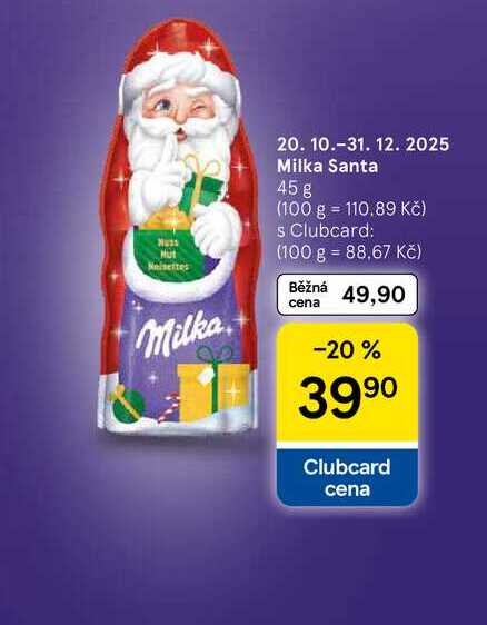 Milka Santa, 45 g