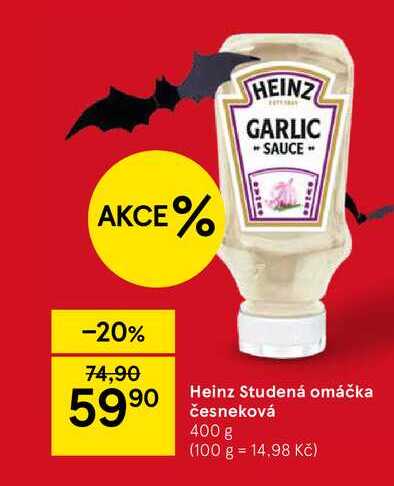Heinz Studená omáčka česneková, 400 g