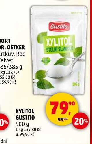 XYLITOL GUSTITO, 500 g