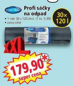 Profi sáčky na odpad, 30×120 litrů