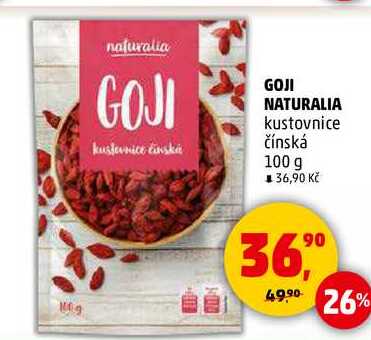 GOJI NATURALIA kustovnice čínská, 100 g 