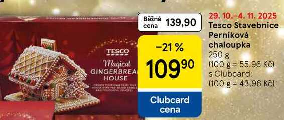 Tesco Stavebnice Perníková chaloupka, 250 g