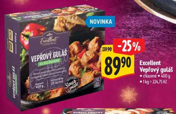 Excellent Vepřový guláš, 400 g