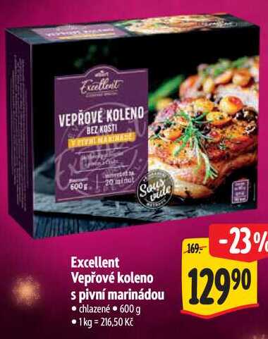 Excellent Vepřové koleno s pivní marinádou, 600 g