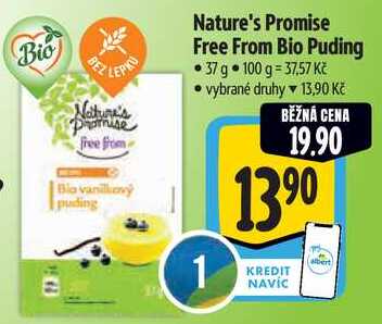 Nature's Promise Free From Bio Puding, 37 g