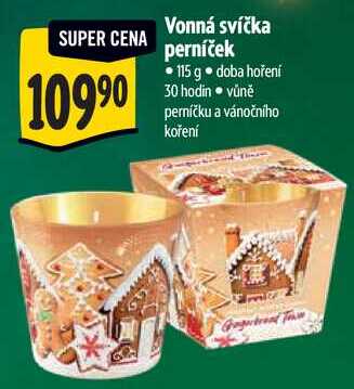 Vonná svíčka perníček, 115 g