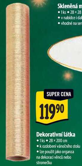 Dekorativní látka