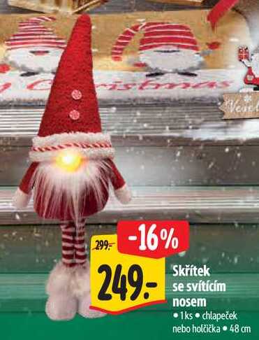 Skřítek se svítícím nosem 