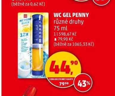 WC GEL PENNY, 75 ml