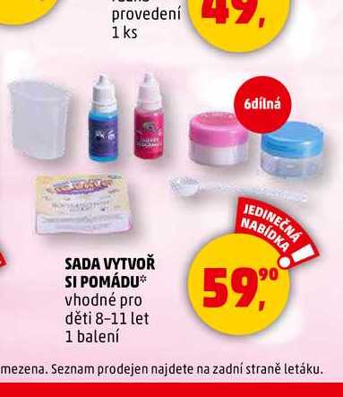 SADA VYTVOŘ SI POMÁDU, 1 balení