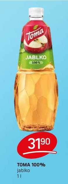 TOMA 100% jablko 1l