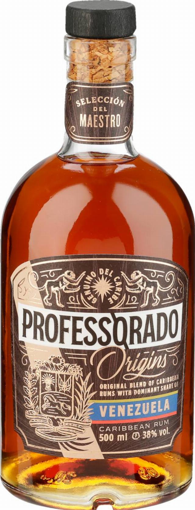 Professorado Origins Rum Venezuela