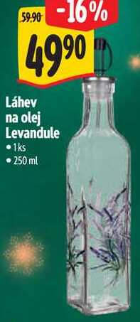 Láhev na olej Levandule