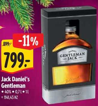 Jack Daniel's Gentleman, 0,7 l