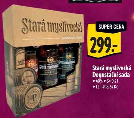 Stará myslivecká Degustační sada, 3x 0,2 l