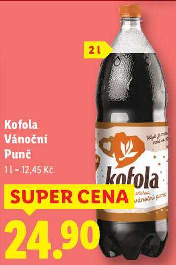 Kofola Vánoční Punč, 2 l