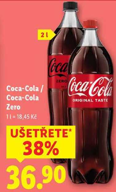 Coca-Cola/Coca-Cola Zero, 2 l