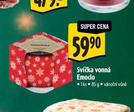 Svíčka vonná Emocio  1ks  85 g