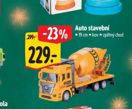 Auto stavební 19 cm