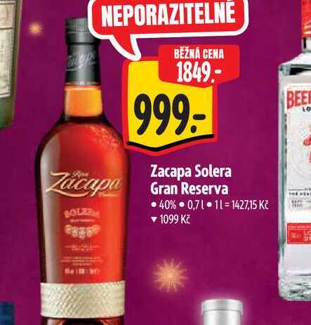 Zacapa Solera  Gran Reserva 0,7 l