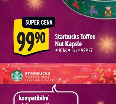 Starbucks Toffee Nut Kapsle 10 ks