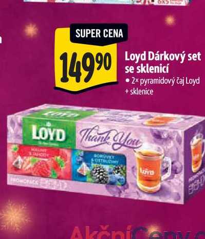 Loyd Dárkový set se sklenicí