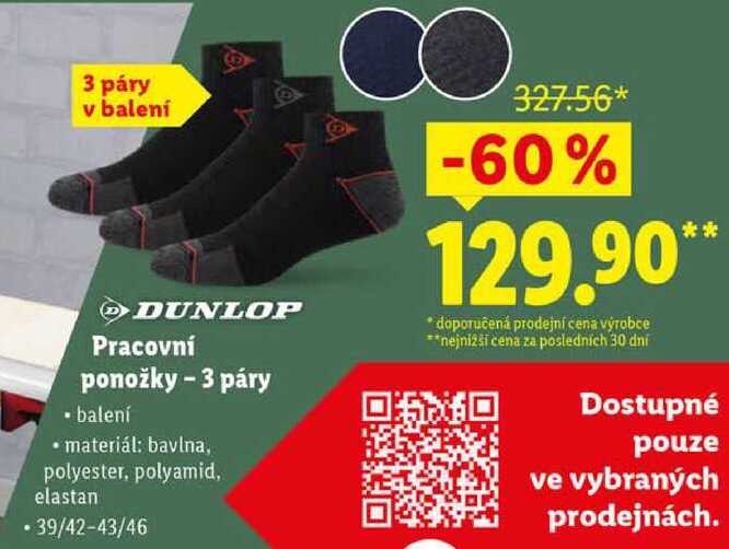 Pracovní ponožky - 3 páry