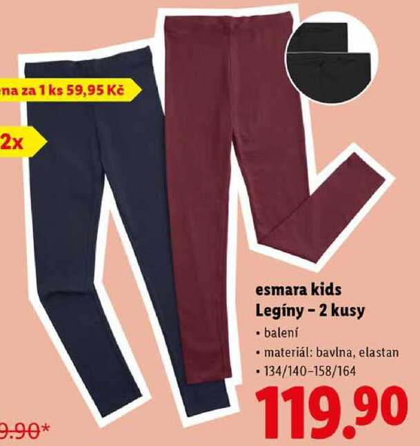 esmara kids Legíny - 2 kusy