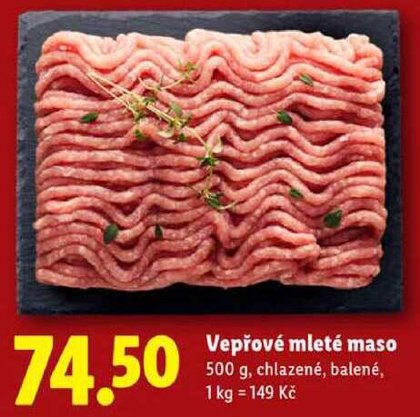 Vepřové mleté maso, 500 g