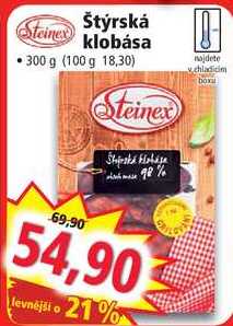 Štýrská klobása, 300 g