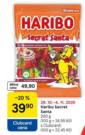 Haribo Secret Santa, 200 g